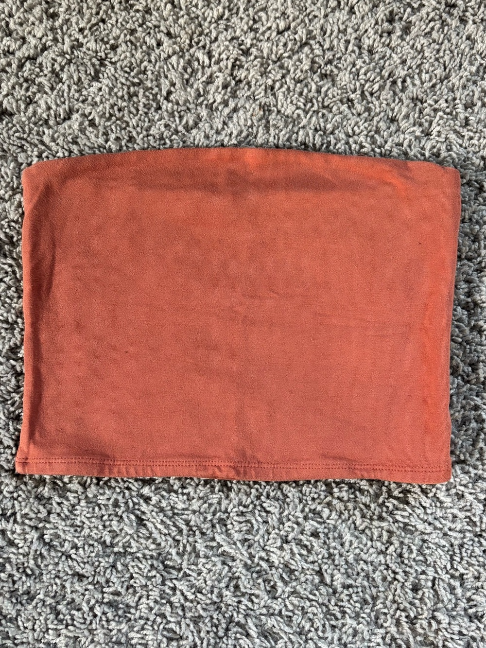burnt orange tube top size small